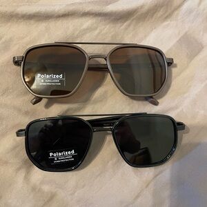 Polarized Aviator Sunglasses Set